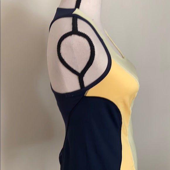 Lululemon Black and Yellow Cool Racerback Top 6 - Picture 7 of 8